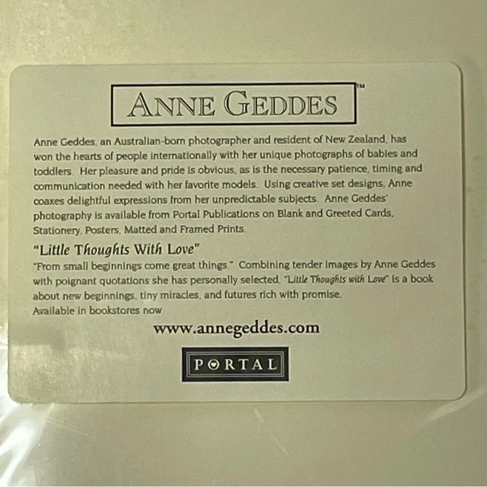 Anne Geddes Picture Babies in HandBasin New 8”x10” Frame Size - Picture 6 of 7